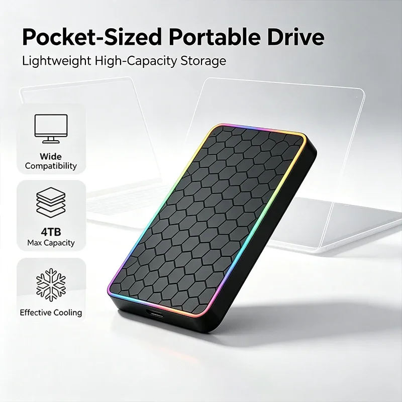TOSHARA A3 Upgrade External Portable HDD, 500GB/1TB/2TB, USB 3.0, Black, Mechanical Hard Disk, Desktop, Laptop.