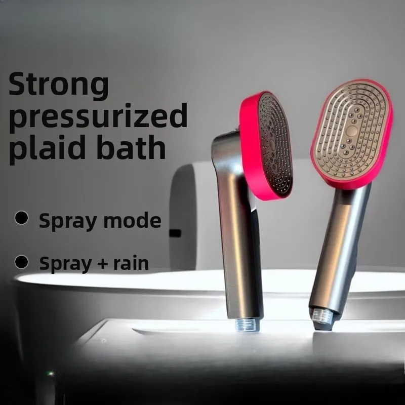 

Upgraded massage spa supercharged shower head, high-pressure shower head, one-button rotation stop nozzle, bathroom accessories