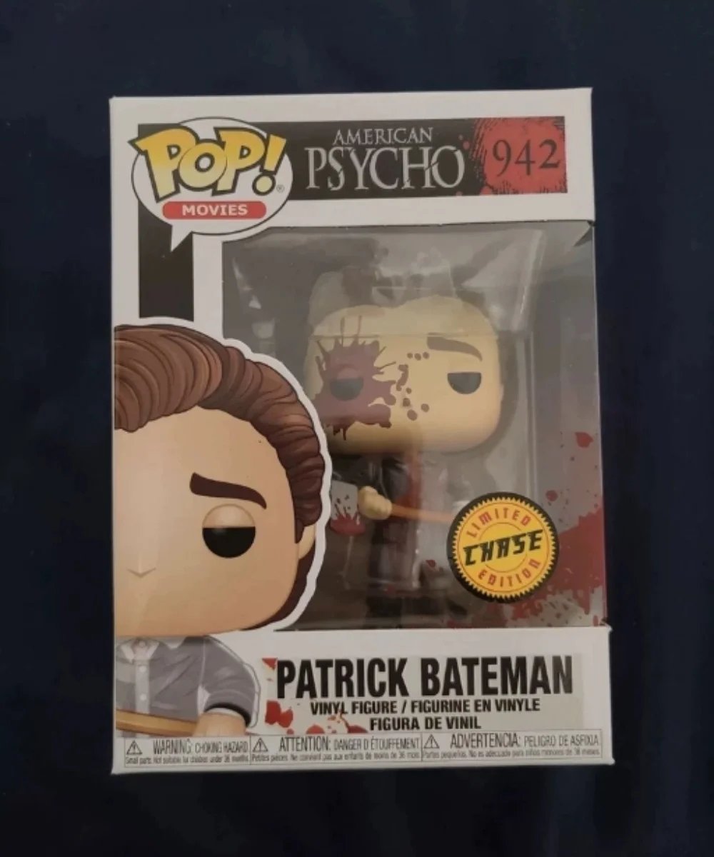 FUNKO POP Películas de Terror American Psycho - Patrick Bateman # 942 figuras de acción exclusivas, colección de juguetes, muñecas, regalo