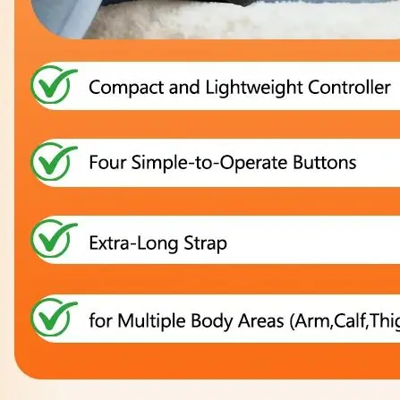 

Wireless Air Pressure Calf Massager Promotes Blood Circulation Muscle Relaxation Device with 3 Intensities Leg Massager