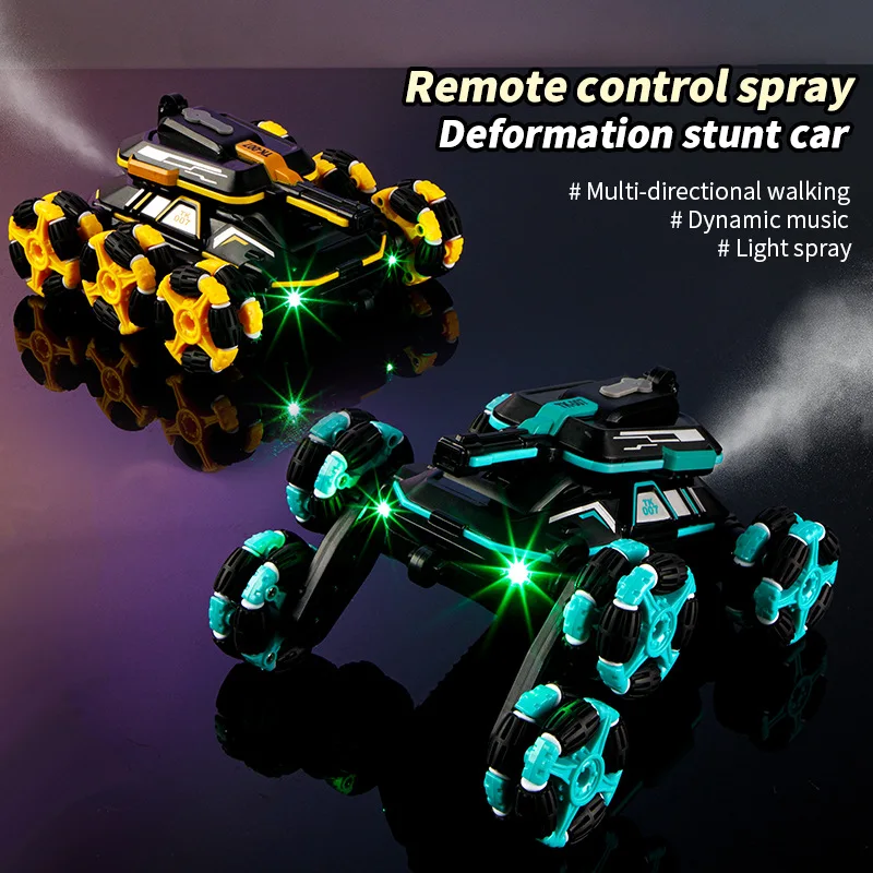 Samochód zdalnie sterowany z indukcją gestów, deformujący się, zdalnie sterowany drift, spray, wspinaczka, pojazd terenowy