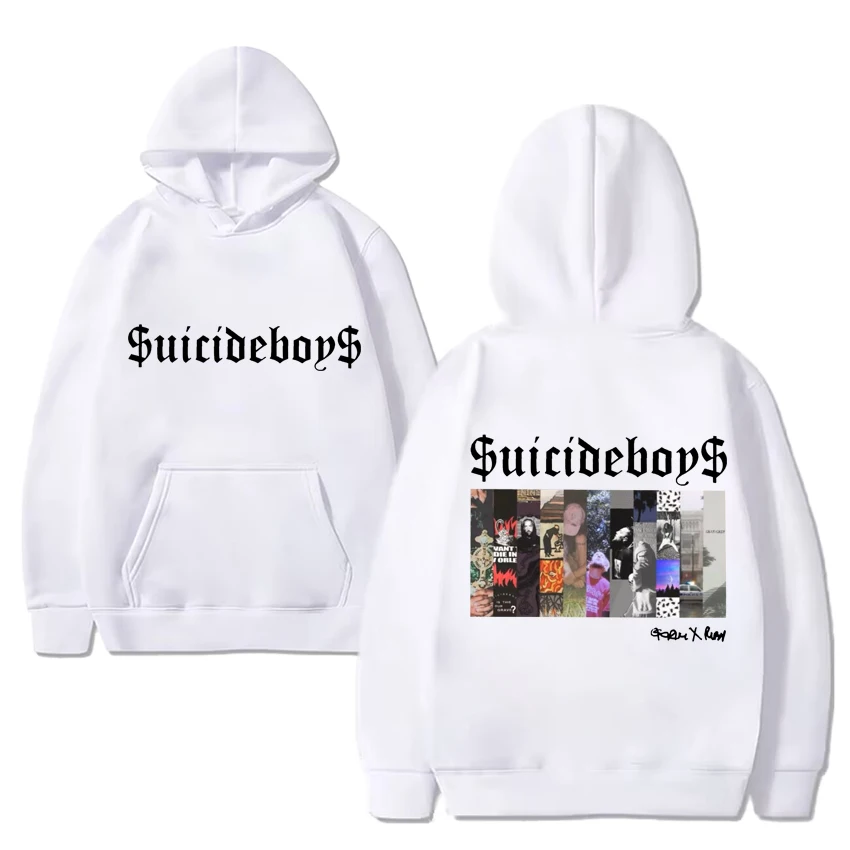 Sweat à capuche imprimé Sunordeboys Group pour hommes et femmes, pull à manches longues, streetwear vintage, hip hop, album décontracté, sourire, unisexe, nouveau, offre spéciale