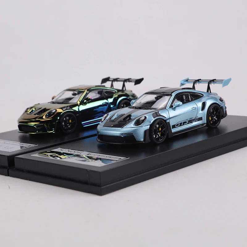 MJ 1:64 911 GT3 RS Die-cast alloy simulation car model toy
