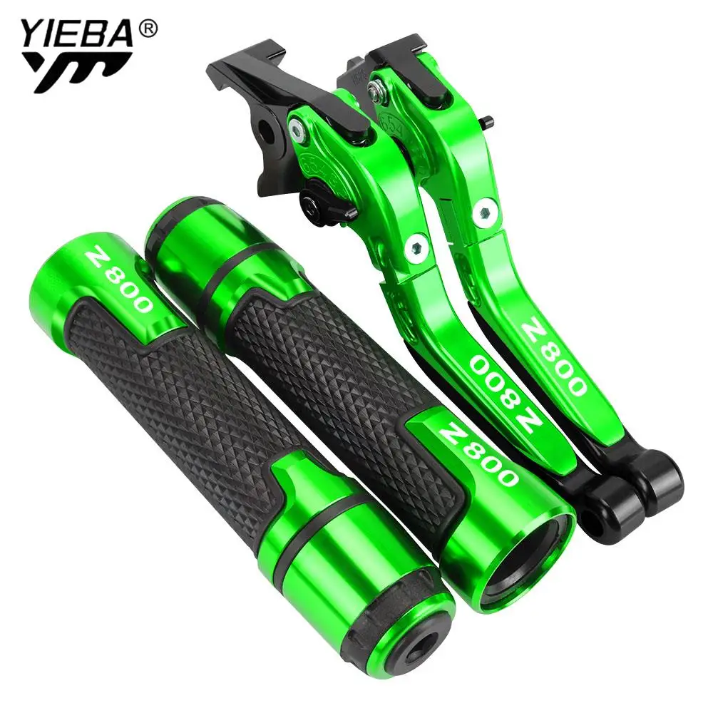 

Z 800 Motorcycle CNC Adjustable Brake Clutch Levers Moto Handbar End Grips FOR KAWASAKI Z800 Eversion 2013 2014 2015 2016 2017