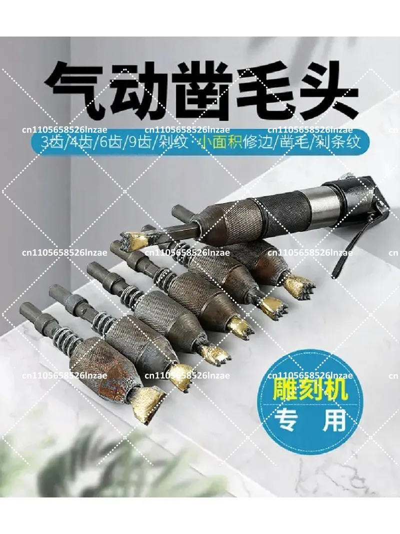 Pneumatic Engraving Pen Chisel Head Stone Trimming Tool for Carving