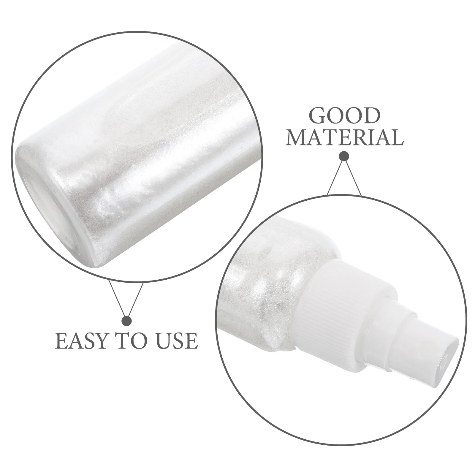 بخاخ لامع لشعر الجسم والقماش، فضي لامع، مناسب للسفر، مناسب لجميع الأعمار، أنواع البشرة، مناسبة للحدث الاحتفالي #4