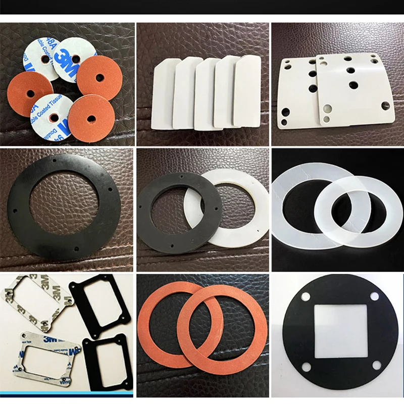 Silicone/nbr/epdm/processing Customized Laser Cutting Waterproof Gasket Special-shaped Gasket Back Adhesive Personalization