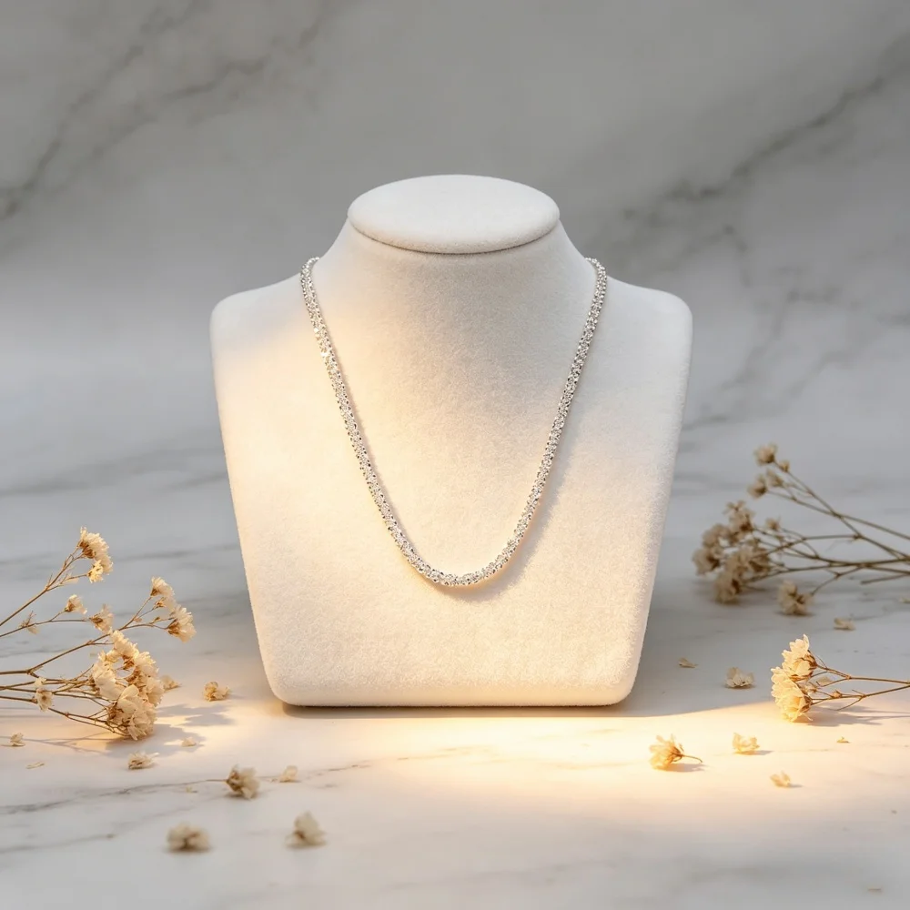 

Серебряное колье 925 пробы с блестящей звездой 2,5 мм для женщин, изящная цепочка-чокер, минималистичное роскошное серебряное украшение в подарок