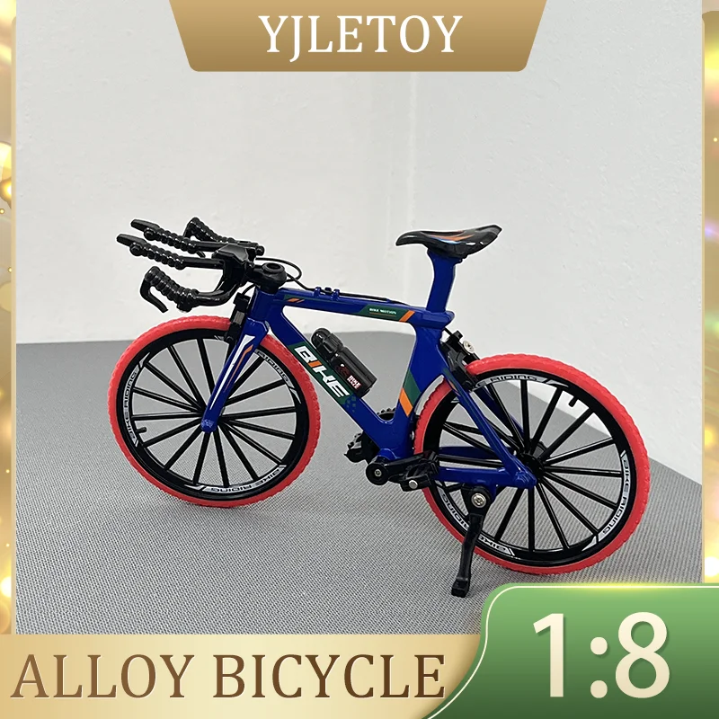 

1: 8 Mini Model Bicycle Alloy Casting Decoration Metal Mountain Finger Bicycle Simulation Boys Toys