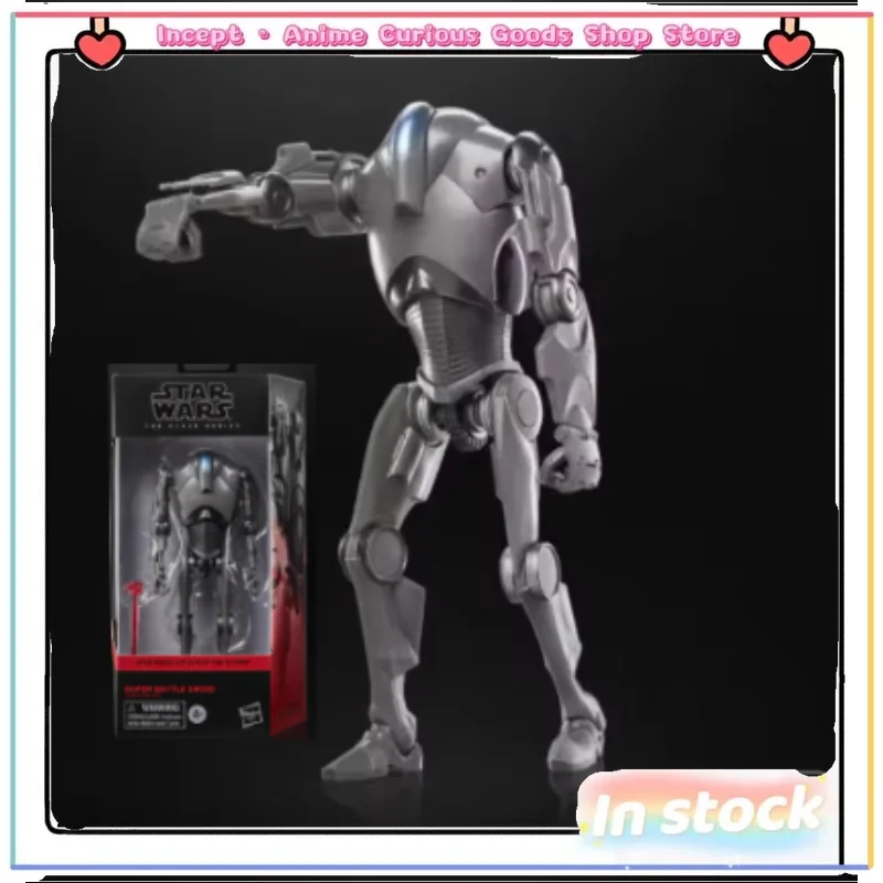 

В наличии: Коллекционный набор Hasbro Star Wars 6-дюймовый Super Battle Droid 23573 Deluxe Set, подарок на день рождения