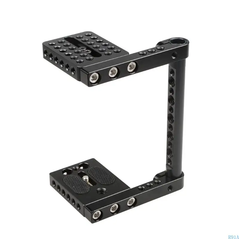 

R91A Professional Camera Cage Hand Grip Basic Quick Release Plate Cage Frame For DSLR Camera Cage Accessories