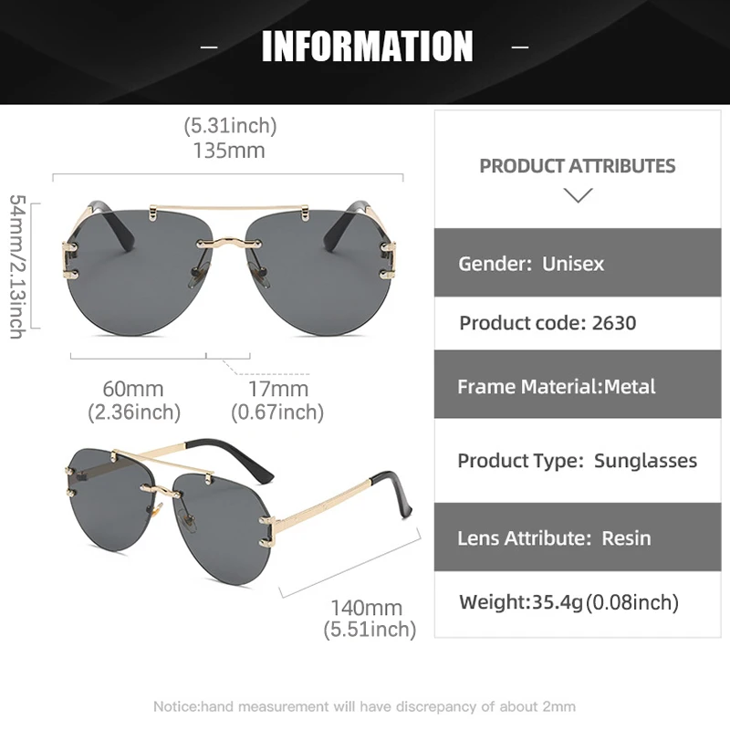 Suglau hochwertige Luxusmarke Damen ovale Sonnenbrille klassische Metall Anti-UV-Fahr sonnenbrille Mode Herren Casual Shades – Detail 11