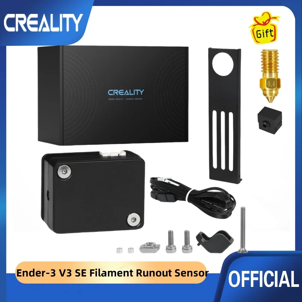 Creality Official Ender-3 V3 SE Filament Runout Sensor Smart Filament Sensor Break Detection Module Detector for 1.75mm Filament