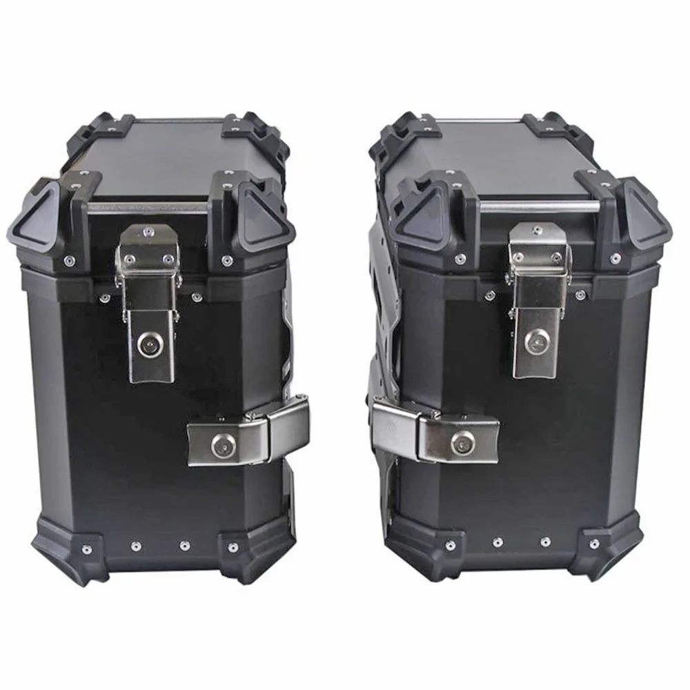 GARIDA 36L*2 Shockproof Easy-to-Install Security Lock Secure Motorcycle Trunk Tail Box Aluminum Alloy Motorcycle Top Case