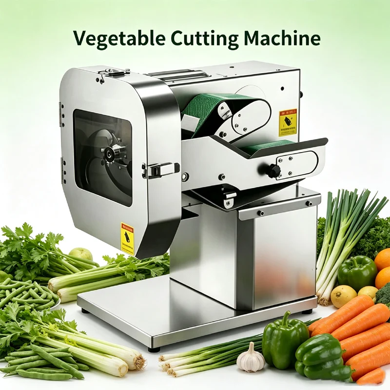 110V 220V Vegetable Cutter Machine Stainless Steel Electric Vegetable Slicer Shredder Cutter For Restaurant Kitchen Supermarket