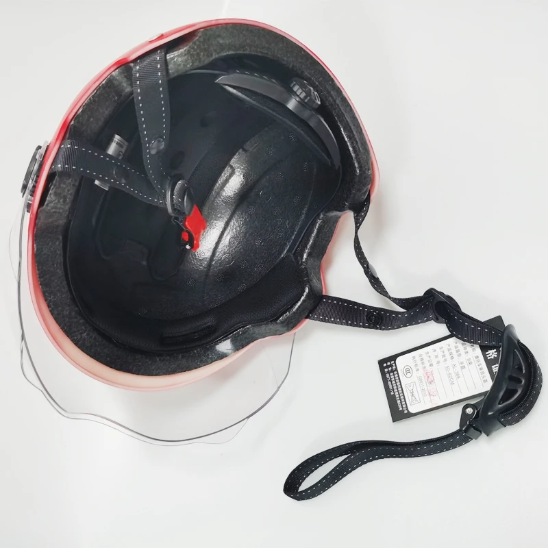 Ciclismo capacete com lente óculos, proteção auricular, capacete de bicicleta, ABS Shell, EPS Inner Bike Hard Hat