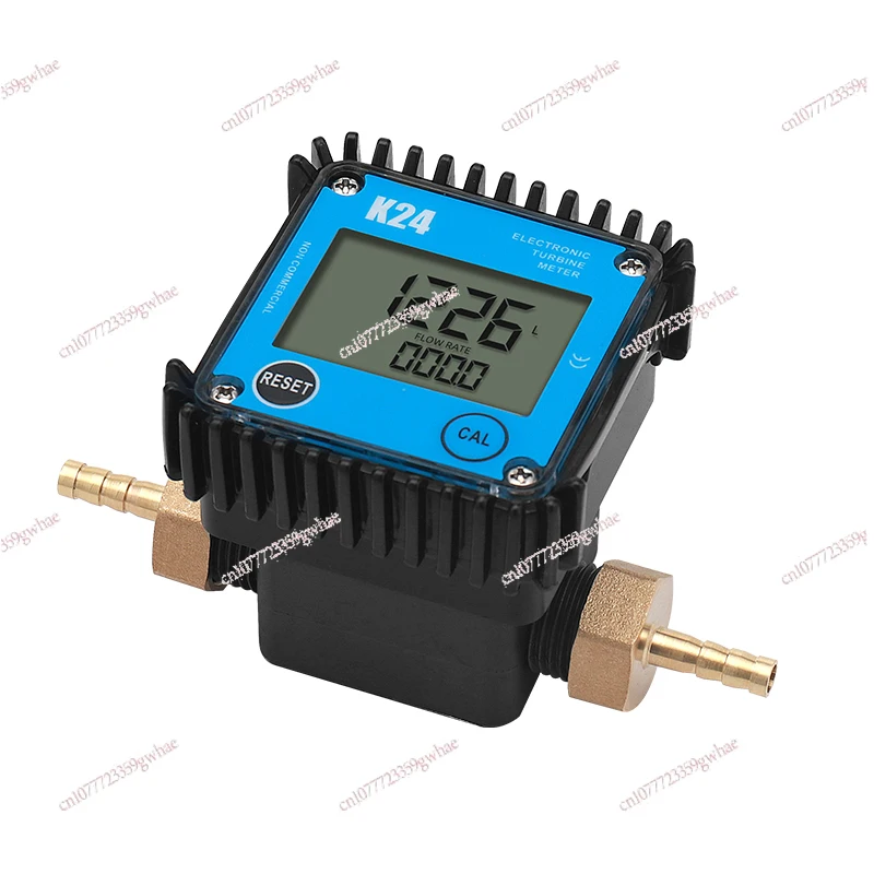 

K24 Micro Turbine Flowmeter Electronic Digital Display Liquid Gear Meter