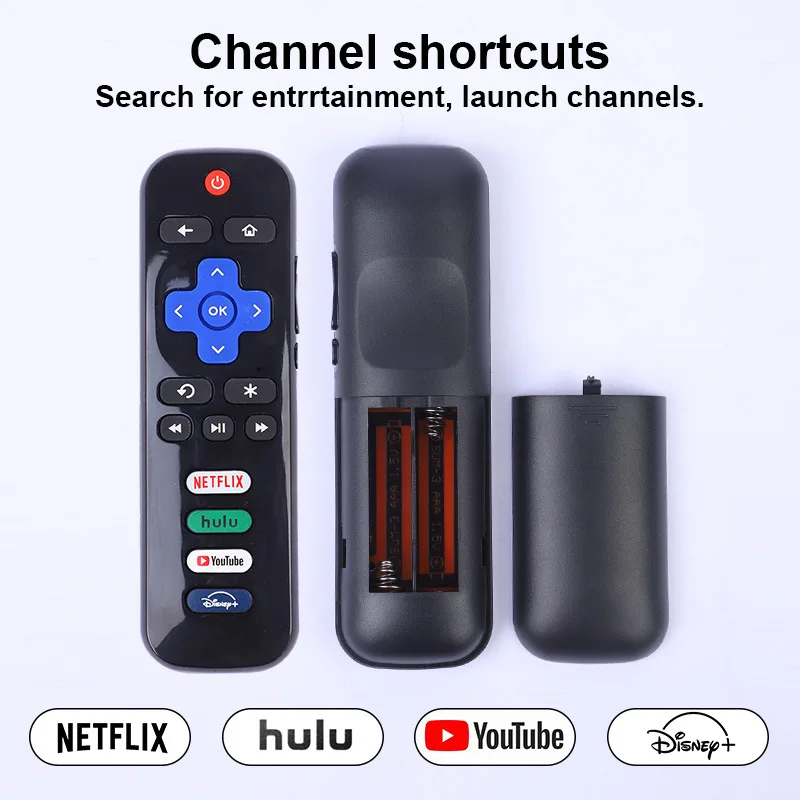 Universal Remote Control Replacement for Roku Series TV with for NETFLIX Youtube Function Remote Controller