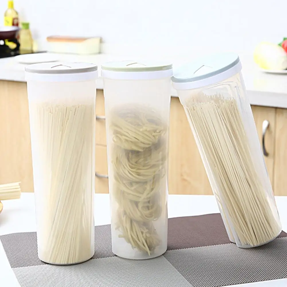 Food Container Easy to Carry Grain Storage Box Lightweight Moisture Proof User-friendly Clear Body Food Container
