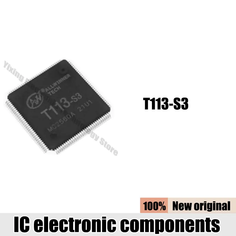 1/2/5Pcs New Original T113-S3 T113 S3 Elqfp-128 Chip