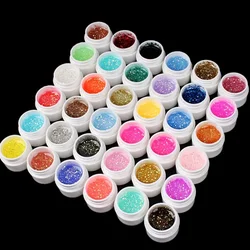 36 Colors UV Gel Manicure Kit Glitter Soak off Gel Paint for Nail Salons And DIY Nail Art Manicure