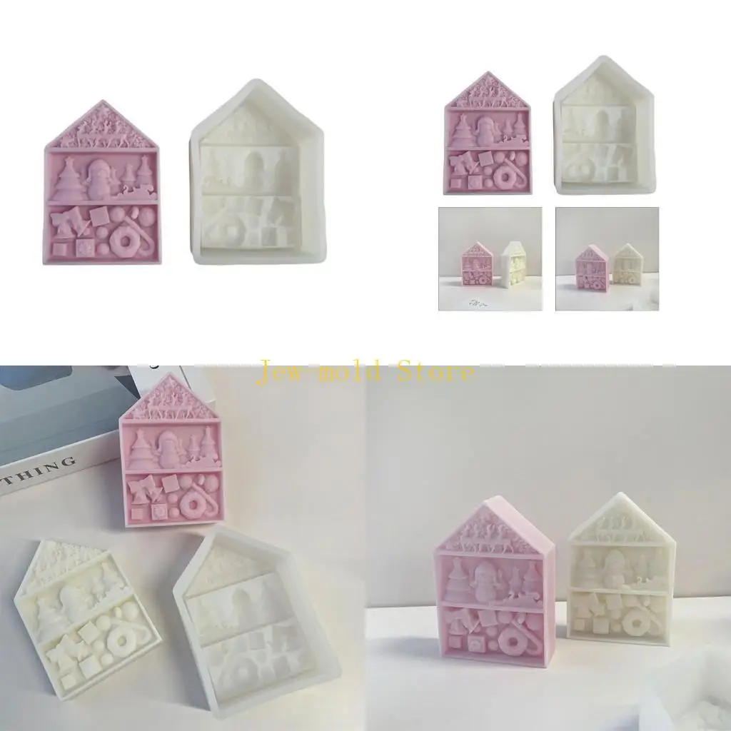 

C71b Ball House украшение Soap Lys Flom Diy Epoxy Flom