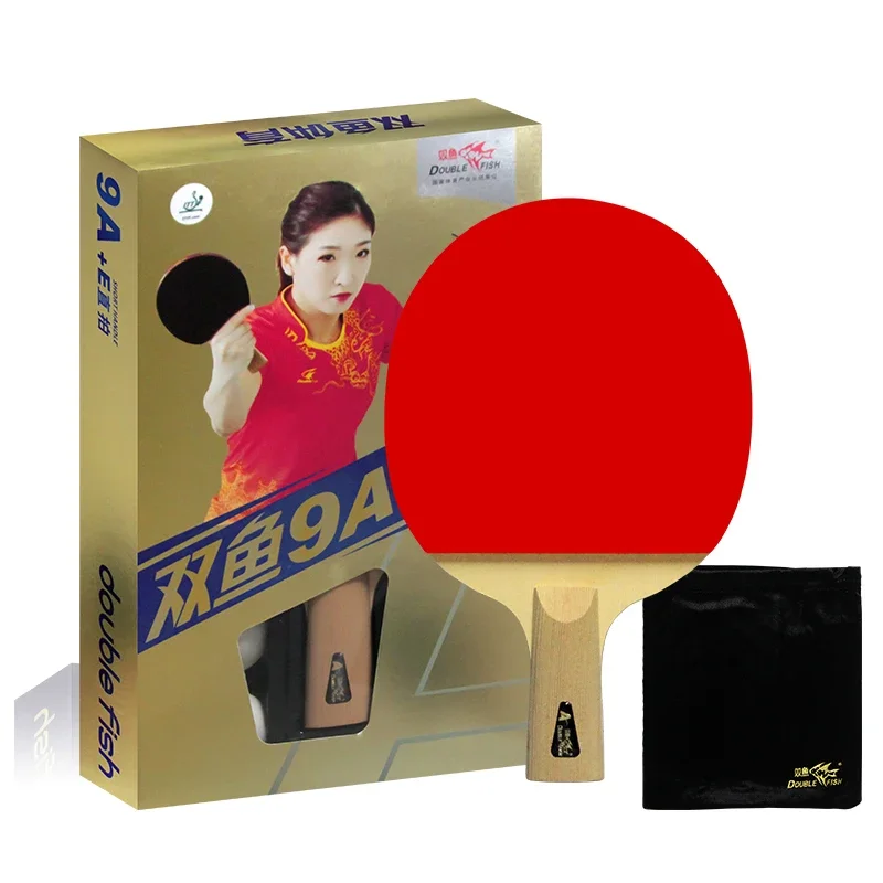 Professional 3 Woods 2 Carbon Table Tennis Rackets, 5 Layers Ping Pong Paddles With 2 Balls