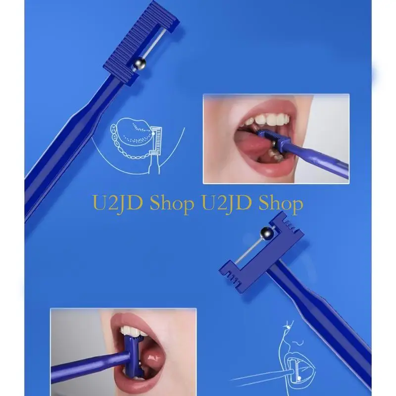 

U2JD 3 шт. Инструмент для тренировки мышц полости рта для упражнений на гибкость языка Легко чистится