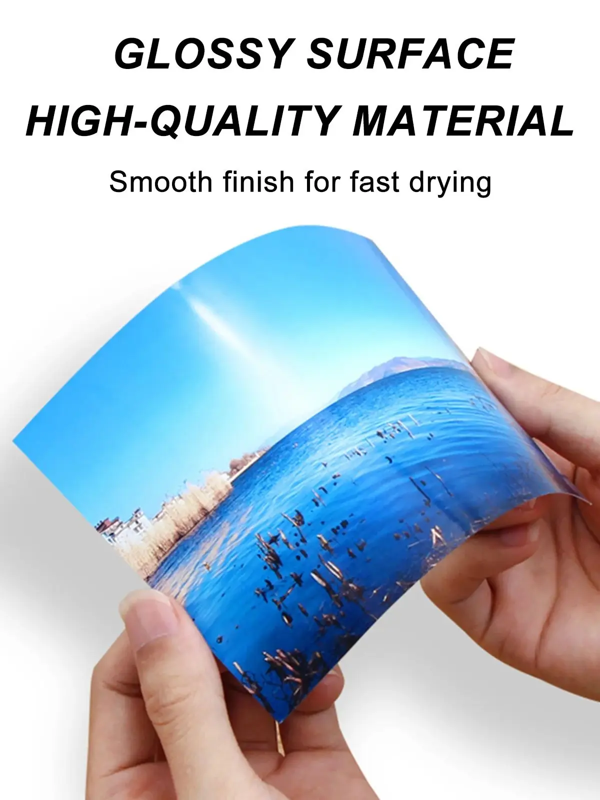 KRYON A4 100 ورقة جانب واحد ورق رقيق لامع طباعة الصور النافثة للحبر 8.3X11.7 "حجم الرسالة 37 رطل لتقوم بها بنفسك صورة طباعة الصور 135gsm