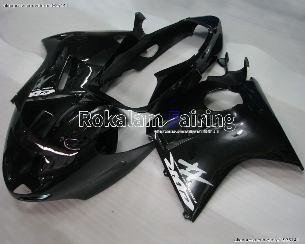 For Honda CBR1100XX 96-07 CBR 1100 XX 1996-2007 Whole Set Black Motorcycle Aftermarket kit Fairing (Injection molding)