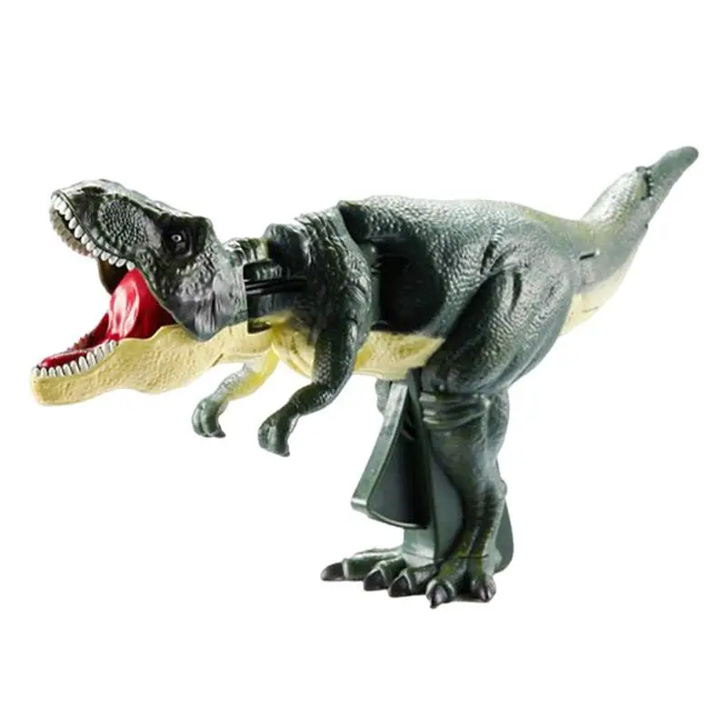 Divertidos juguetes de dinosaurios oscilantes, rotación de prensa, dinosaurio Jurásico, modelo Tiranosaurio Rex, juguete loco con sonido y movimiento para niños