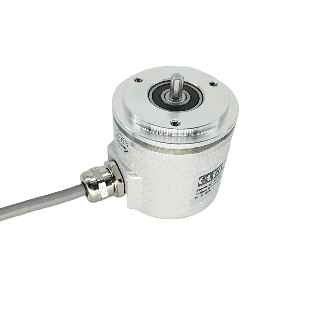 

Multi-turn 6mm Shaft CANOPEN 2.0 Output Absolute Rotary Encoder CAX60S1212E6COB