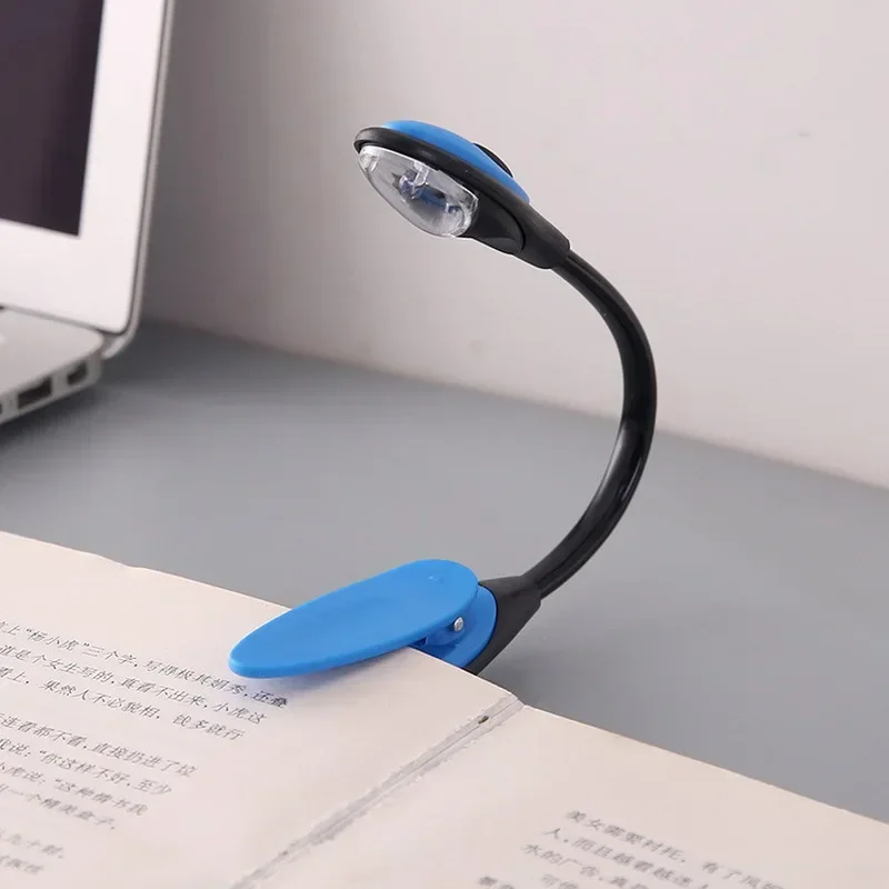 LED Book Lights Mini Portable Flexible Clip-On Bright Book Reading Light Lamp for PC Laptop Notebook Travel Bedroom Book Reader