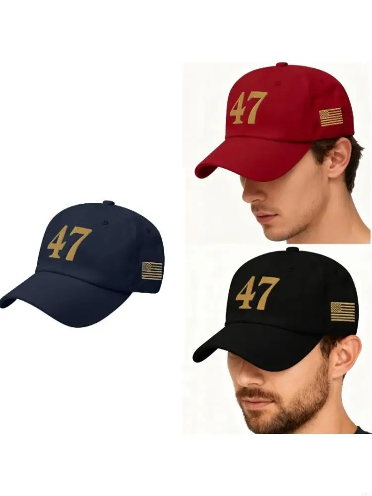 Versatiles Baseball Hat With Embroidered 47 Detailing And Customizable For Everyone 