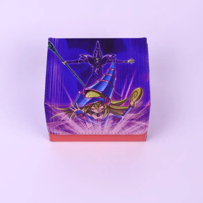 Yu-Gi-Oh! DIY Black Magician Girl Cortical magnetic card box Anime Cartoon Board Game Card Collection Box Holiday gifts