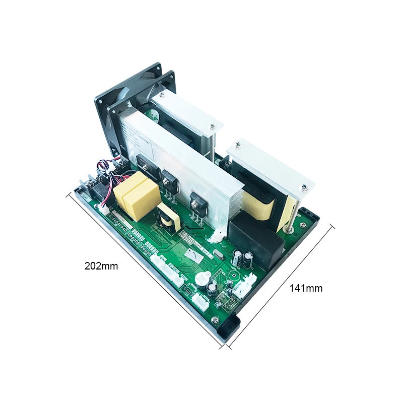 Fanyingsonic-超音波クリーナー400W,PCBディスプレイ回路,スマートマザーボード,音波洗浄器付き