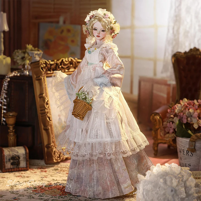 BJD Doll Cute Clothes Maid Dress SD movable joint resin doll 1/4 Doll Accessories Children's toys