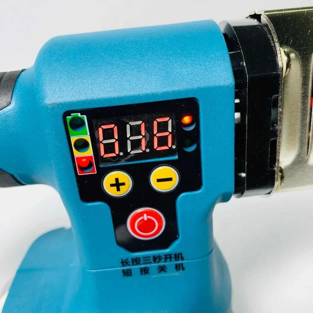 ماكينة لحام كهربائية لاسلكية بالذوبان الساخن PPR/PB/PE ماكينة لحام بالانصهار الحراري لبطارية ماكيتا 18-21 فولت (بدون بطارية) #4