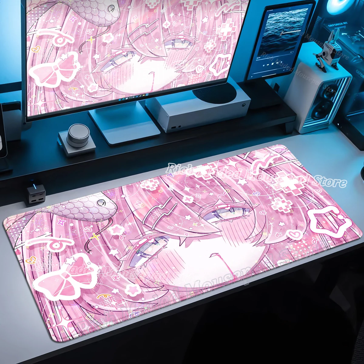 

Xxl Cute Girl Mouse Pad Subculture Anime girl Deskmat Pc Gaming Accessories Computer Office Keyboard Mousepad Desktop decoration