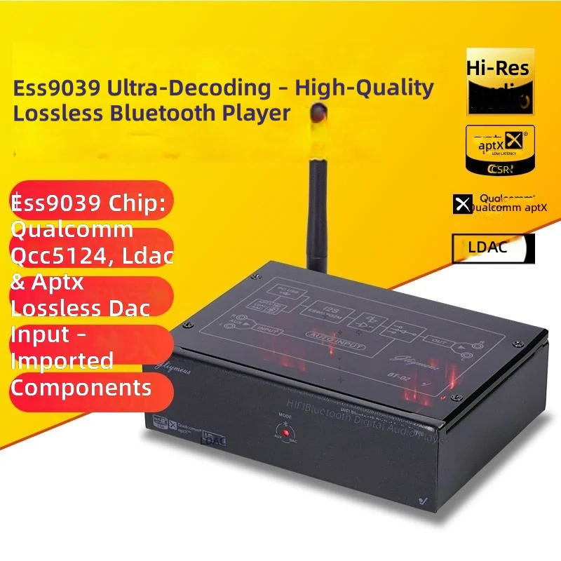 Imported LDAC high definition bluetooth lossless audio HIFI player APTX digital DAC decoder 9039