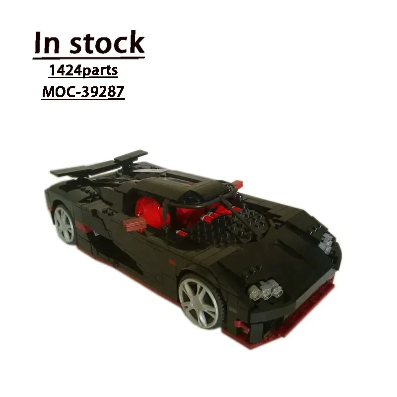 

MOC-39287 Black CCX Classic Sports Car Assembly Splicing Building Block Model 1424 Building Block Parts Kids Birthday Toy Gift