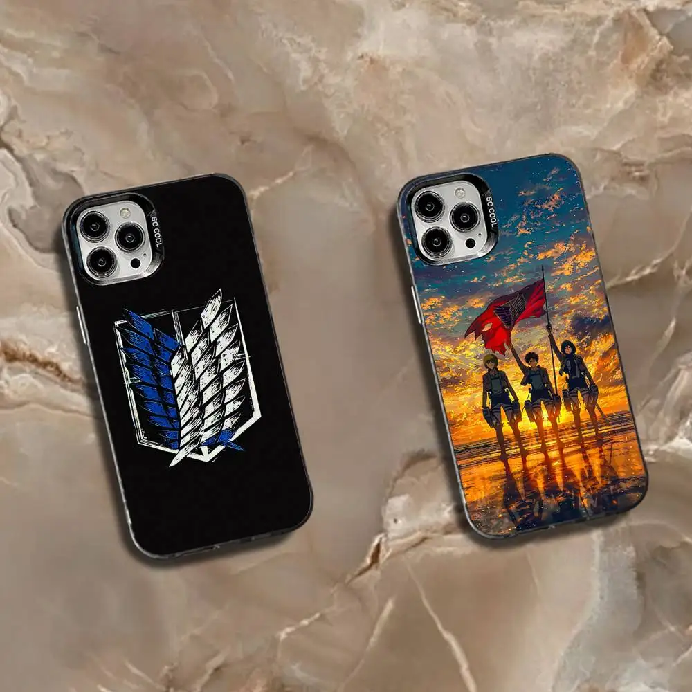 

A-Attack on T-Titan M-Mikasa-a Phone Case For iPhone 16,15,14,13,12,11,Mini,Pro,SE,MAX White Matte Shockproof Cover