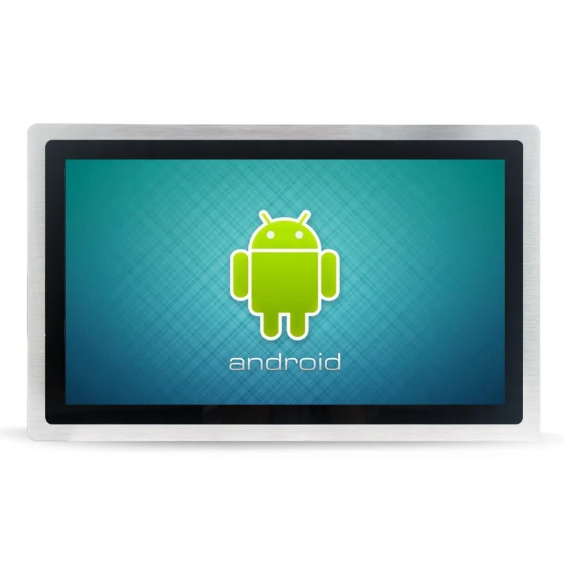 3MM Front Bezel Aluminum Alloy 13.3 inch Android Panel PC Front waterproof