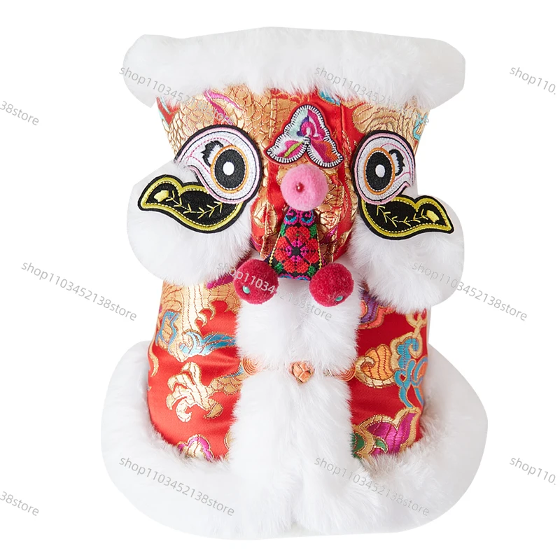 

Весенний фестиваль Новый год змеи Кот и собака Тан Одежда Голова тигра Лев Танцевальная одежда Зимняя новогодняя одежда