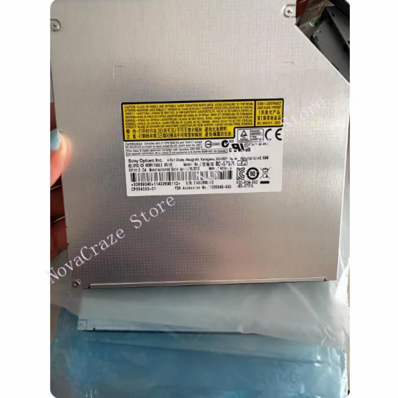 BD5750L 5750H Interno Slim 6X Blu-ray Burner Writer BD-RE DVD RW SATA Drive para Pavilion DV4, DV5, DV6, DV7