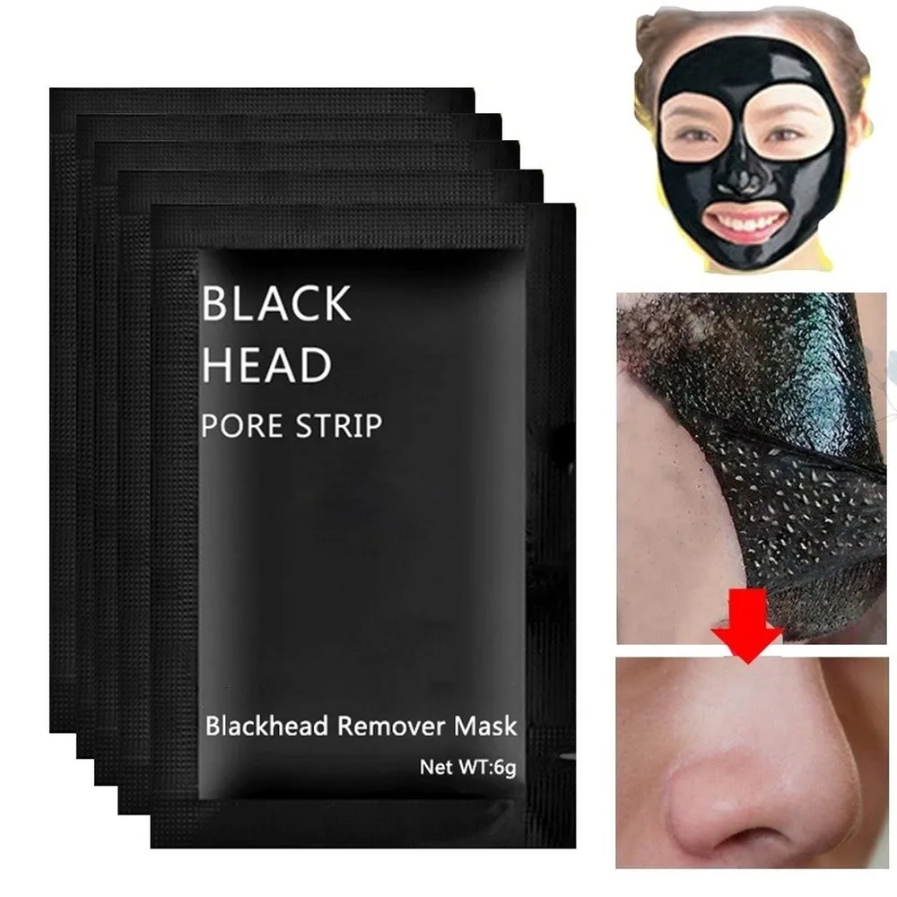 Black Head Remover Mask Black Face Mask Acne Treatments Peel Off Black Mask Shrink Pores Black Dots Facial Mask Mud Skin Care