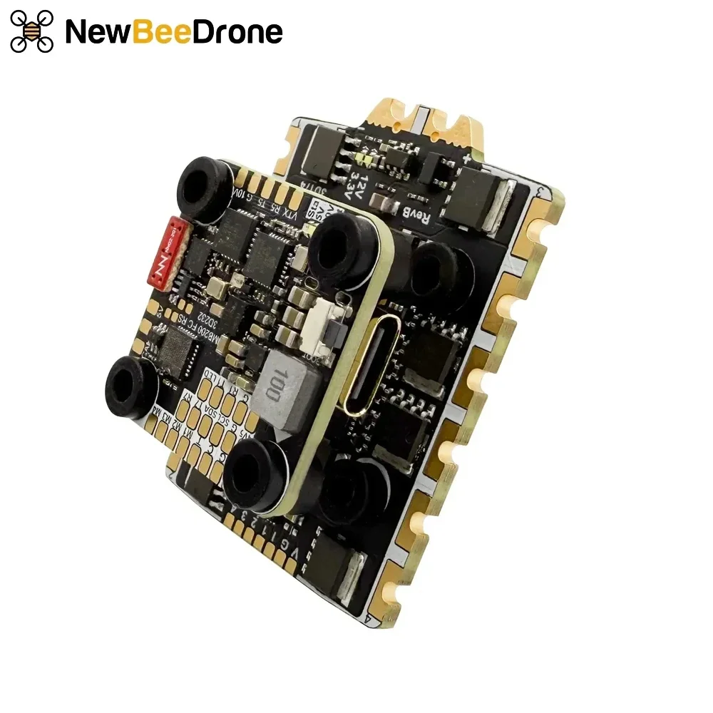 VoidFly NewBeeDrone Hummingbird 200 ELRS 2.4Ghz RaceSpec Stack F435 Flight Controller AM32 80A 3-6S ESC For RC FPV Drone