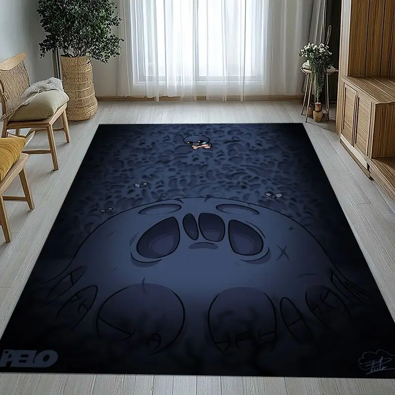 Game The Binding Of Isaac Soft Non-Slip Large Area Rug for Living Room,Bedroom Playroom Carpet Mat for Sofa,Home Decor Gift
