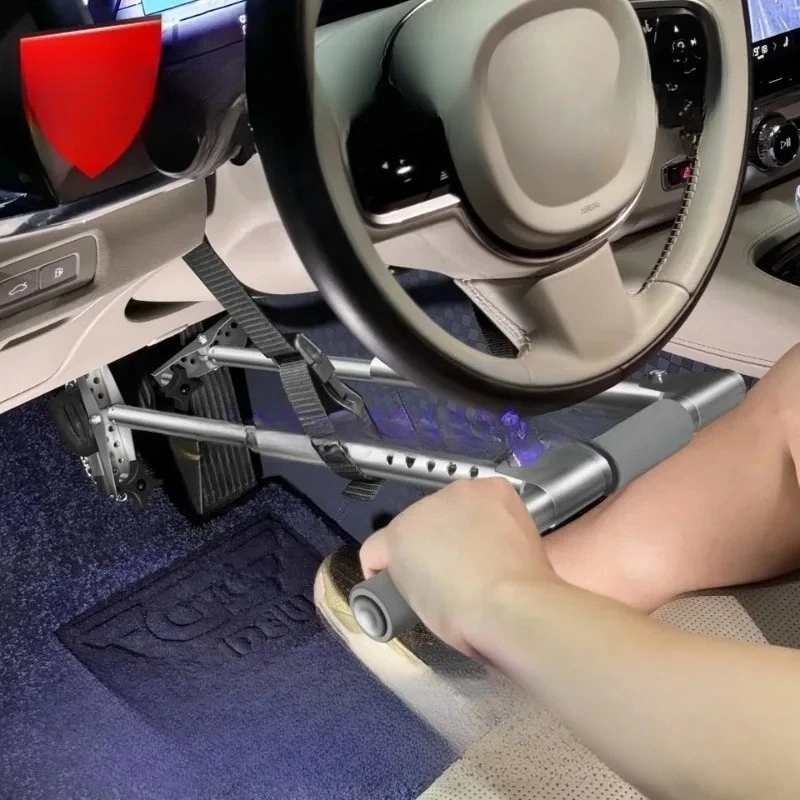 Automotive manual devices for disabled drivers, portable manual driving assistance for disabled drivers