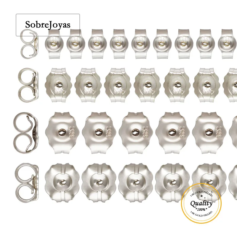 

925 Sterling Silver Earring Backs Wholesale Jewelry Making Supplies DIY Accessories Silver Jewelry Findings